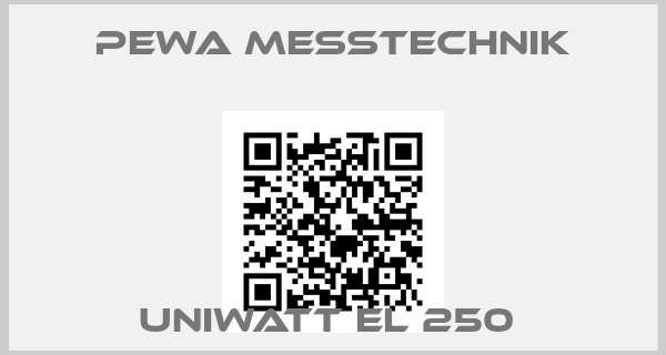 PEWA Messtechnik-UNIWATT EL 250 