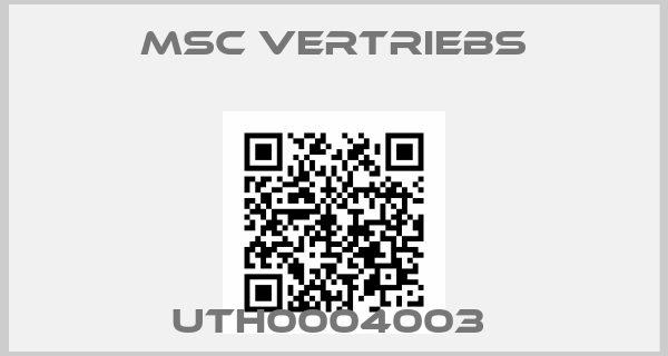 MSC Vertriebs-UTH0004003 