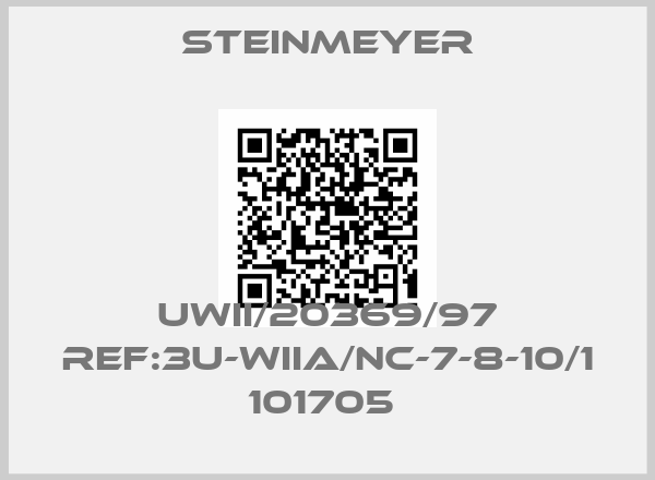 Steinmeyer-UWII/20369/97 REF:3U-WIIA/NC-7-8-10/1 101705 