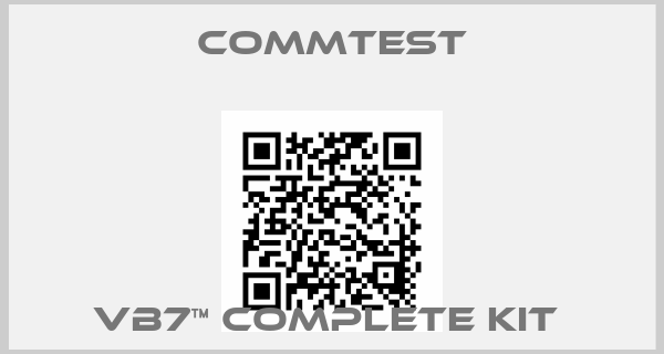 Commtest-VB7™ COMPLETE KIT 