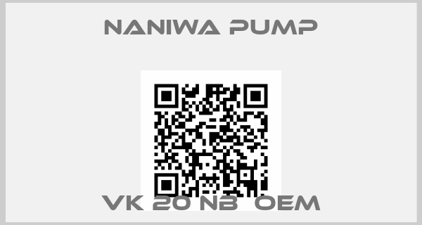 NANIWA PUMP-VK 20 NB  oem