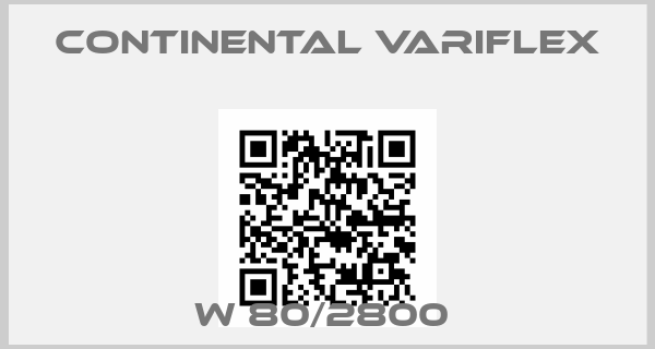 Continental Variflex-W 80/2800 