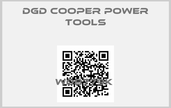 DGD Cooper Power Tools-W08779K 