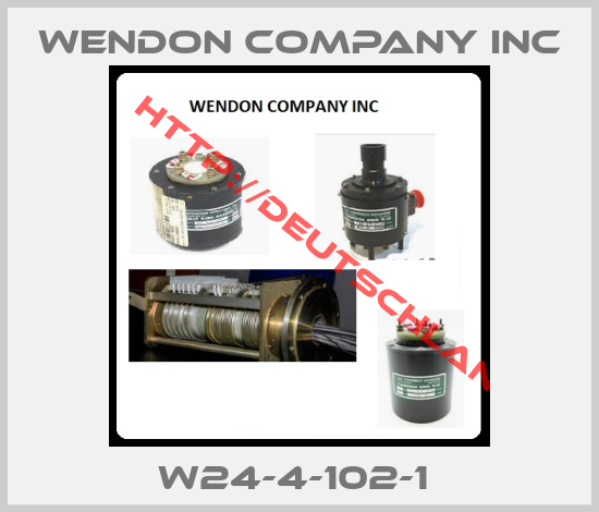 WENDON COMPANY INC-W24-4-102-1 