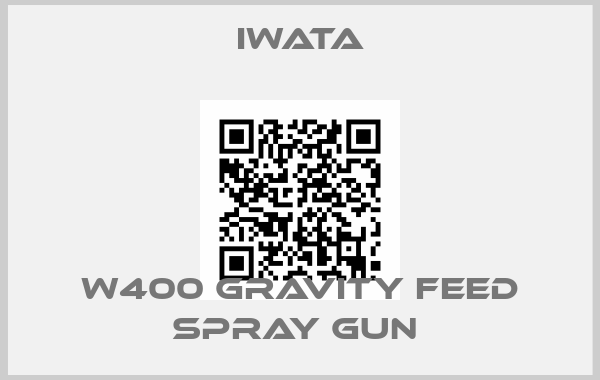 Iwata-W400 GRAVITY FEED SPRAY GUN 