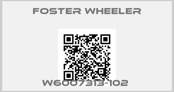 Foster Wheeler-W6007313-102 
