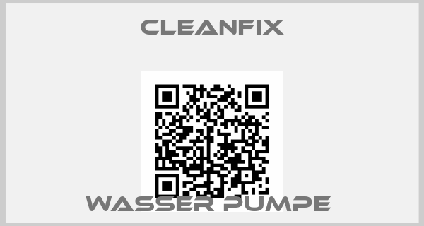 Cleanfix-WASSER PUMPE 