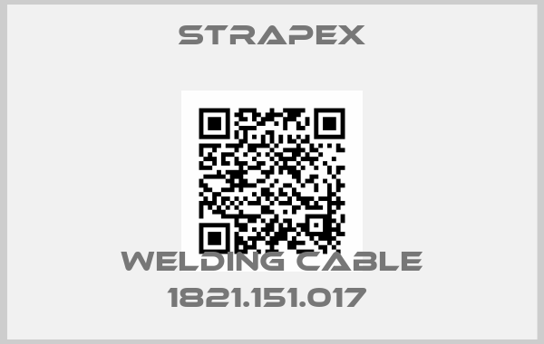 Strapex-WELDING CABLE 1821.151.017 
