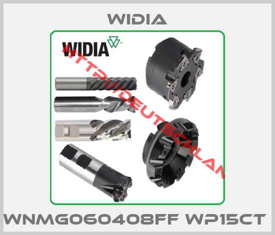 Widia-WNMG060408FF WP15CT 