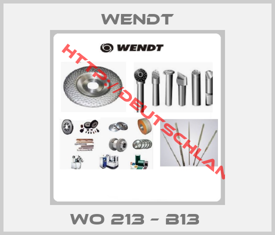 Wendt-WO 213 – B13 