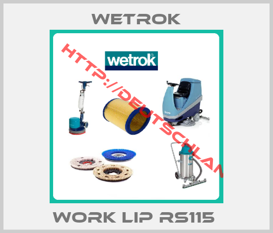 Wetrok-WORK LIP RS115 