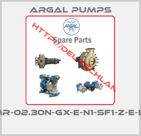 Argal Pumps-ZMR-02.30N-GX-E-N1-SF1-Z-E-E-3 