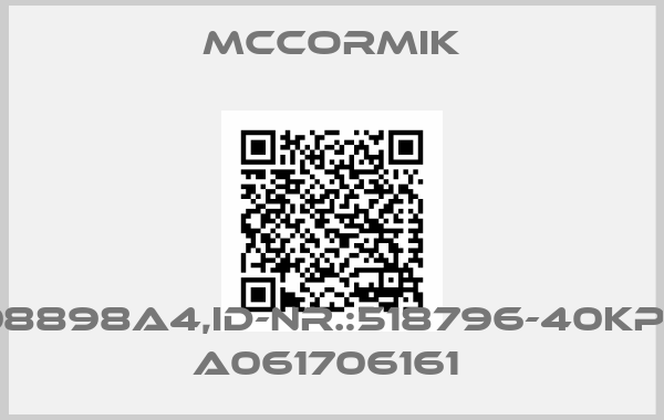 Mccormik-ZP708898A4,ID-NR.:518796-40KPH,SN: A061706161 