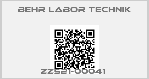 Behr Labor Technik-ZZ521-00041 