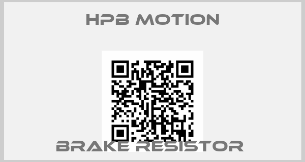 HPB MOTION-Brake Resistor 