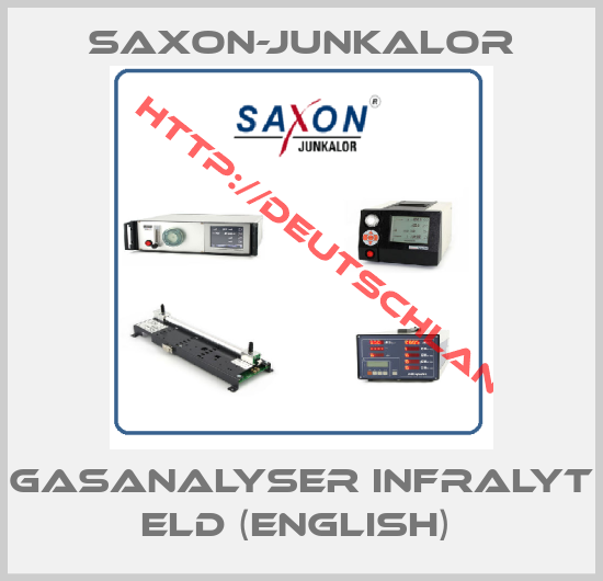 Saxon-Junkalor-Gasanalyser Infralyt ELD (English) 