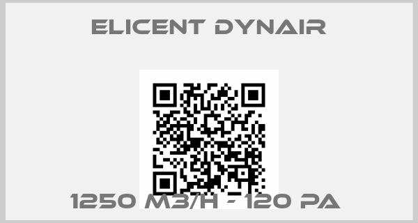 Elicent Dynair-1250 M3/H - 120 PA 