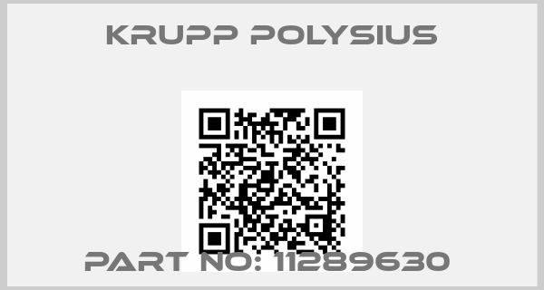 KRUPP Polysius-Part no: 11289630 