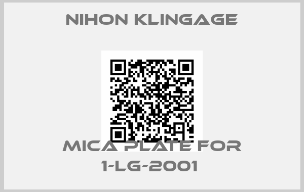 Nihon klingage-MICA PLATE FOR 1-LG-2001 