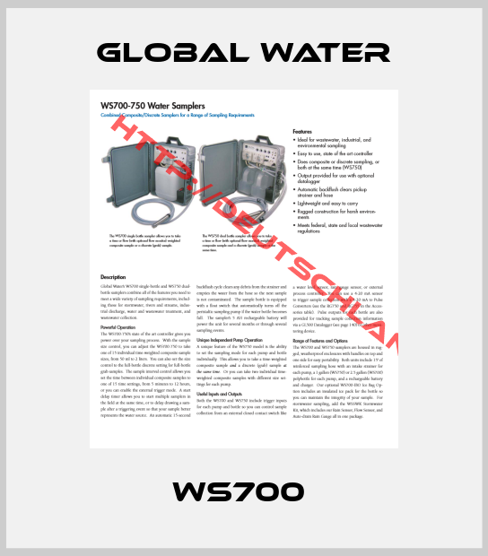 Global Water-WS700 