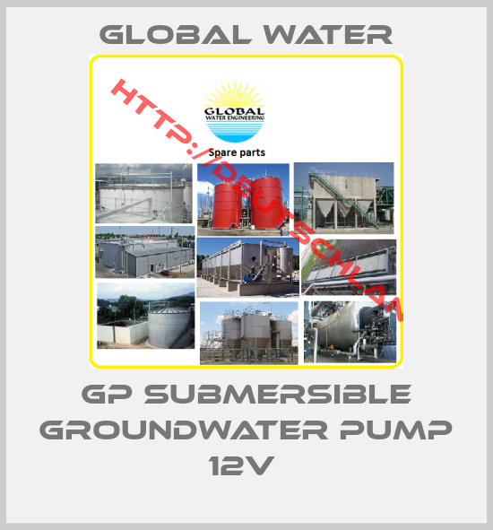 Global Water-GP Submersible Groundwater Pump 12V 