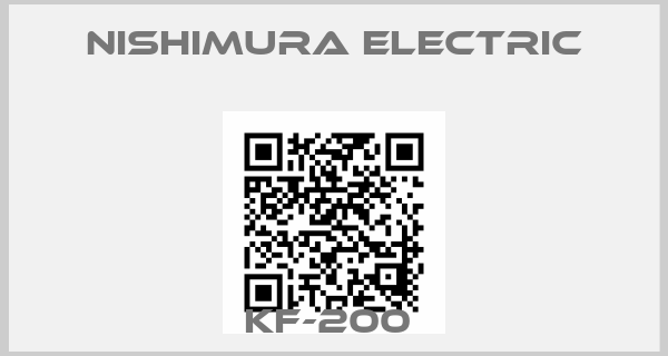 NISHIMURA ELECTRIC-KF-200 