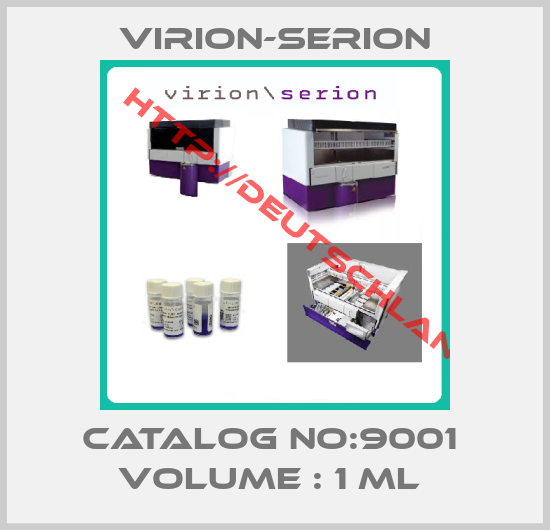 virion-serion-Catalog No:9001  Volume : 1 ml 