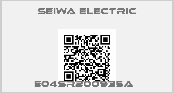 Seiwa Electric-E04SR200935A  