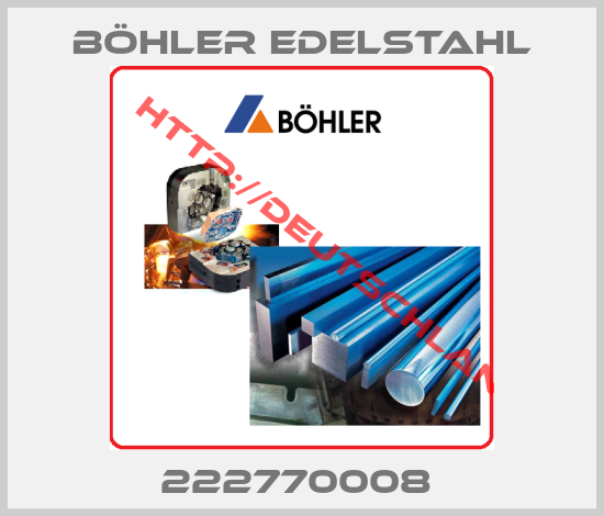 Böhler Edelstahl-222770008 
