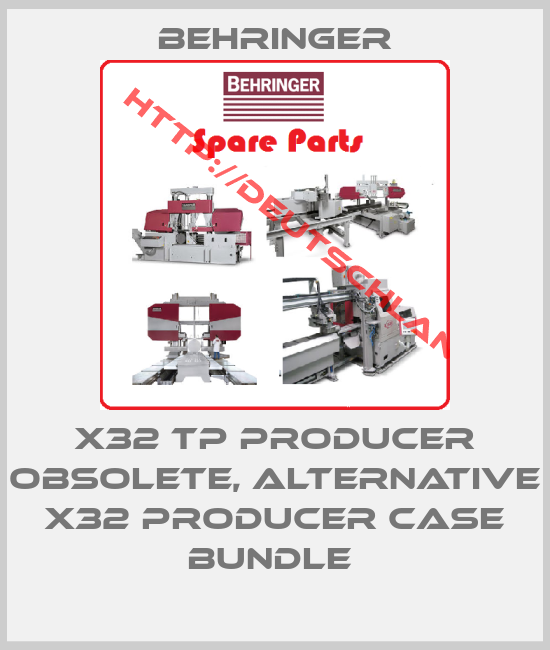 Behringer-X32 TP PRODUCER obsolete, alternative X32 Producer Case Bundle 