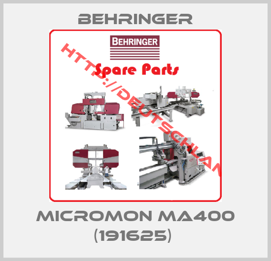 Behringer-MICROMON MA400 (191625) 