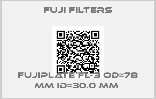 Fuji Filters-FUJIPLATE FL-3 OD=78 mm ID=30.0 mm 