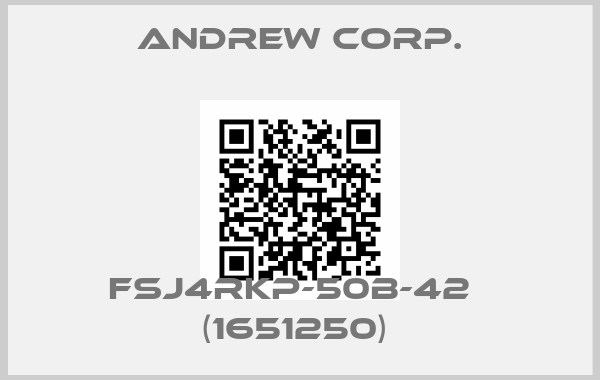 ANDREW CORP.-FSJ4RKP-50B-42   (1651250) 