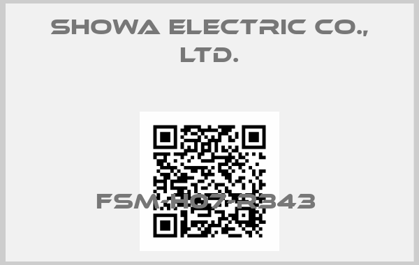 Showa Electric Co., Ltd.-FSM-H07-R343 