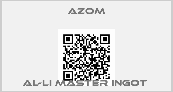 AZoM-Al-Li master ingot 