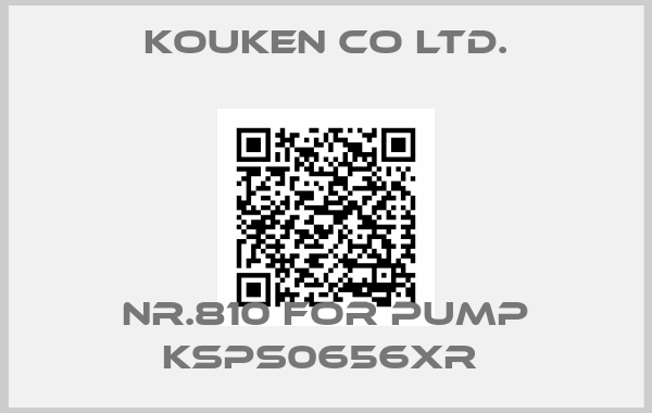 Kouken Co ltd.-Nr.810 for pump KSPS0656XR 