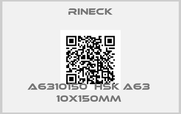 Rineck-A6310150  HSK A63  10X150MM 