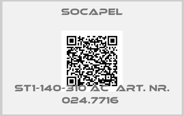 Socapel-ST1-140-310 AC  Art. Nr. 024.7716 