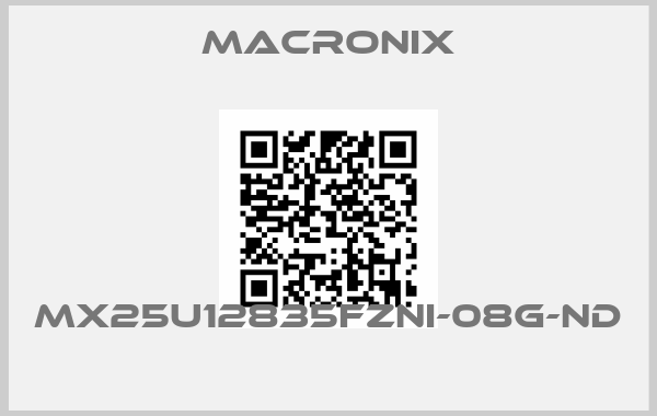 Macronix-MX25U12835FZNI-08G-ND 