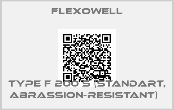 Flexowell-Type F 200 S (standart, abrassion-resistant)  