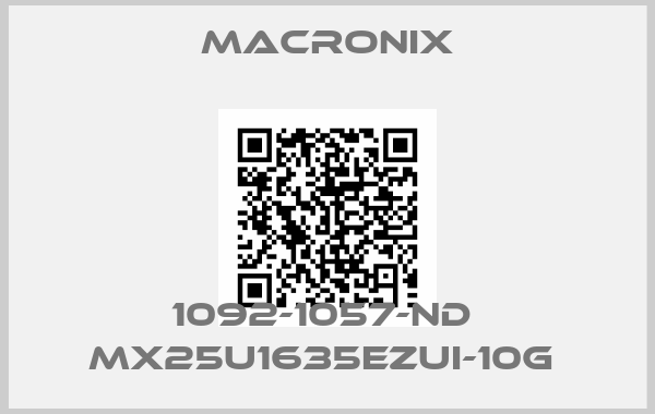 Macronix-1092-1057-ND  MX25U1635EZUI-10G 