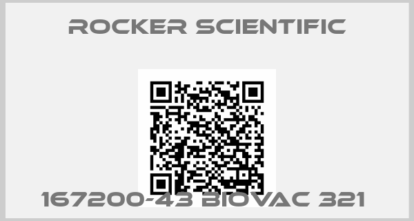 Rocker Scientific-167200-43 BIOVAC 321 