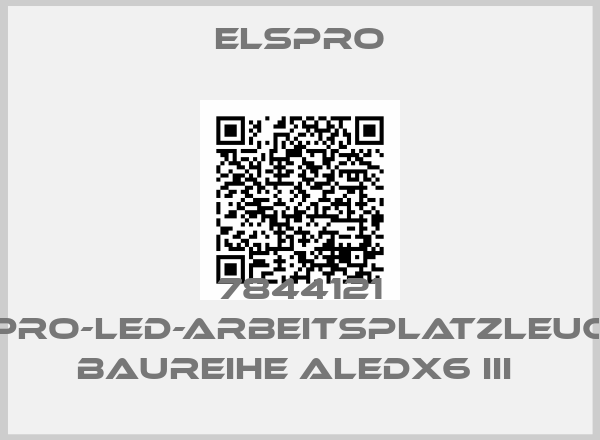 Elspro-7844121 ELSPRO-LED-Arbeitsplatzleuchte Baureihe ALEDX6 III 