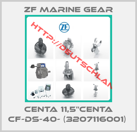 ZF MARINE GEAR-CENTA 11,5"CENTA CF-DS-40- (3207116001) 
