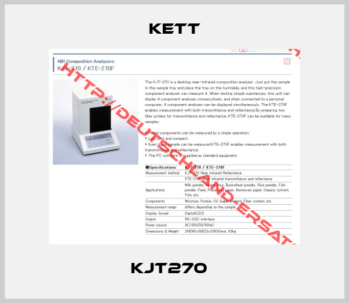 Kett-KJT270  