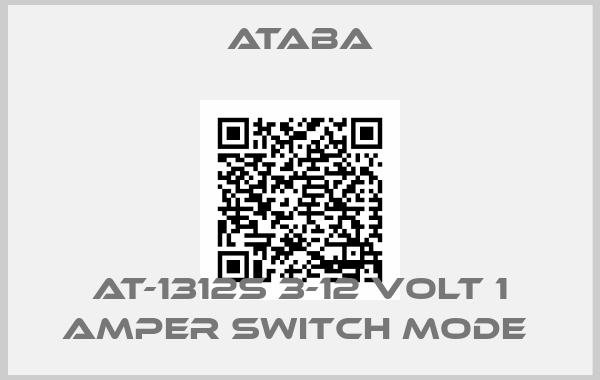 Ataba-AT-1312S 3-12 Volt 1 Amper Switch Mode 