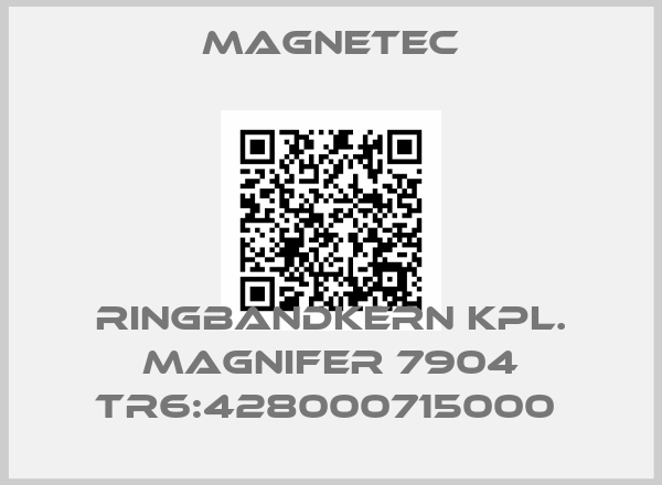 Magnetec-Ringbandkern kpl. MAGNIFER 7904 TR6:428000715000 