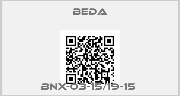 BEDA-BNX-03-15/19-15 
