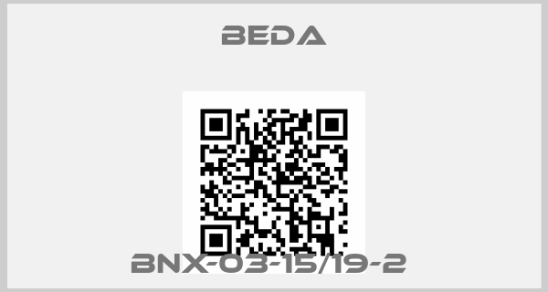 BEDA-BNX-03-15/19-2 