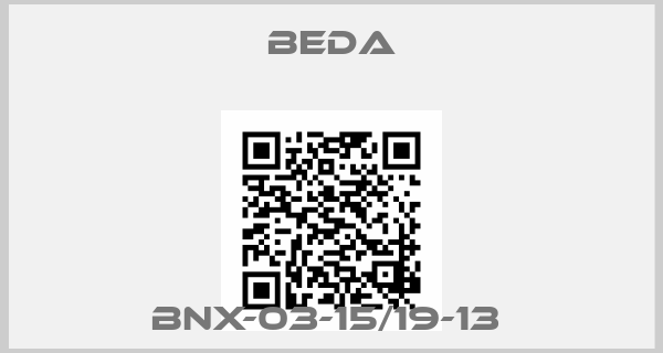BEDA-BNX-03-15/19-13 